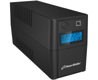 UPS POWER WALKER 650VA 2X230V PL OUT USB LCD - 208709 - zdjęcie 2
